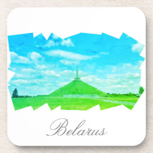 Dessous-de-verre Biélorussie Tertre de la Gloire Architecture Natur