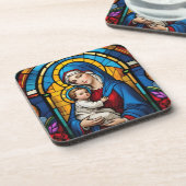 Dessous-de-verre Bienheureuse Mère Marie et Bébé Jésus - Vierge Mar (Côté gauche)