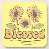 Dessous-de-verre Bienheureux tournesols (Devant)