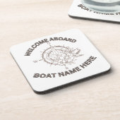 Dessous-de-verre Bienvenue à bord des coussins (Côté gauche)