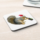 Dessous-de-verre Bière potable d'écureuil de Père Noël (Côté gauche)