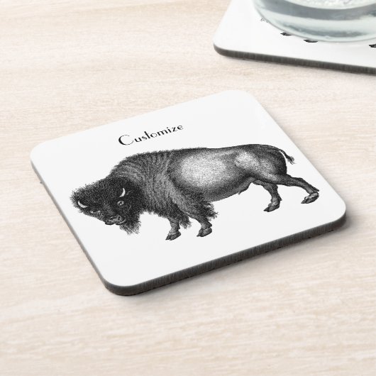 Dessous-de-verre Big Bison Buffalo Thunder-Cove (Côté gauche)