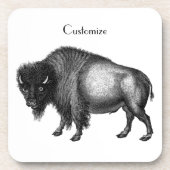 Dessous-de-verre Big Bison Buffalo Thunder-Cove (Devant)