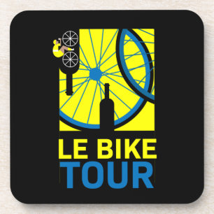 Dessous-de-verre Bike Touring Art