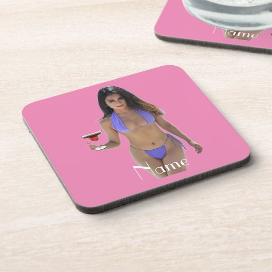 Dessous-de-verre Bikini brun beauté Thunder_Cove (Côté gauche)