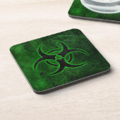 Dessous-de-verre Biohazard Vert & Noir (Côté gauche)