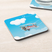 Dessous-de-verre biplane (Côté gauche)