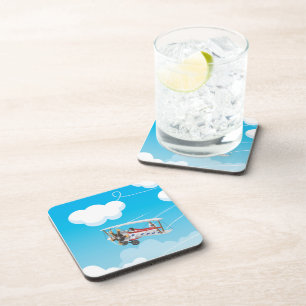 Dessous-de-verre biplane