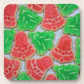 Dessous-de-verre Biscuits rouges et verts de Noël (Devant)