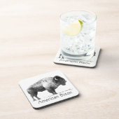 Dessous-de-verre Bison américain (Côté Droit)