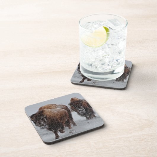 Dessous-de-verre Bison de Yellowstone (Côté Droit)