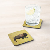 Dessous-de-verre Bison galopant (Côté Droit)