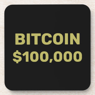 Dessous-de-verre Bitcoin 100000 Célébration