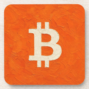 Dessous-de-verre Bitcoin Standard (Pétrole, Style : 4)