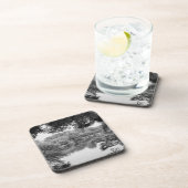 Dessous-de-verre Black and white, cool, unique nature et lake (Côté Droit)