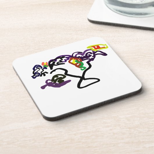 Dessous-de-verre Black Ravens party (Côté gauche)