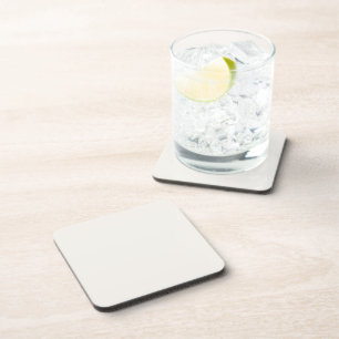 Dessous-de-verre blanc cassé, lait blanc, blanc chaud