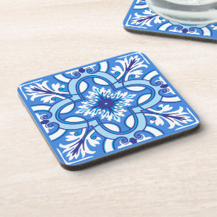 Dessous-de-verre 🤍 💙 Blanc et bleu Porto Azulejos