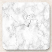 Dessous-de-verre Blanc marbre (Devant)