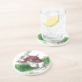 Dessous de verre blancs de lapin (Côté)