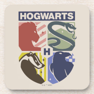 Dessous-de-verre Blason timbré vintage HOGWARTS™