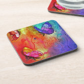 Dessous-de-verre Blast couleur papillon (Côté gauche)