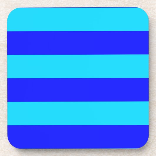 Dessous-de-verre Bleu clair et Bleu foncé (Devant)