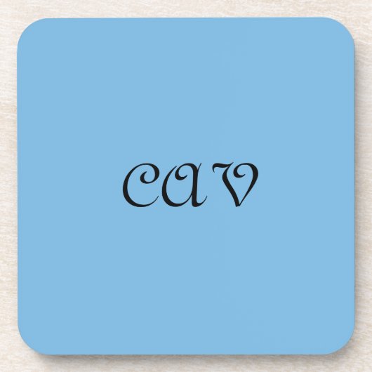 Dessous-de-verre Bleu de Cornflower (Devant)