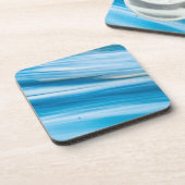 Dessous-de-verre Bleu de mer Abstrait (Côté gauche)