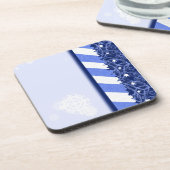 Dessous-de-verre Bleu d'hiver (Côté gauche)