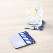 Dessous-de-verre Bleu d'hiver (Côté Droit)