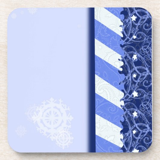 Dessous-de-verre Bleu d'hiver (Devant)