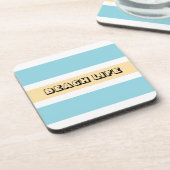 Dessous-de-verre Bleu Et Jaune (Côté gauche)