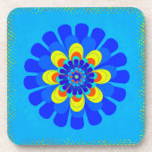 Dessous-de-verre Bleu fleur (Devant)