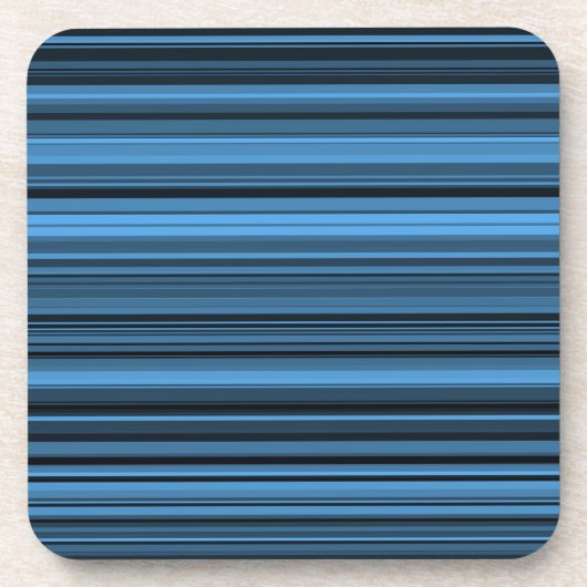 Dessous-de-verre Bleu - Grandes noires (Devant)