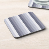 Dessous-de-verre Bleu gris rayures (Côté gauche)