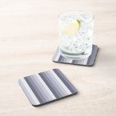 Dessous-de-verre Bleu gris rayures (Côté Droit)