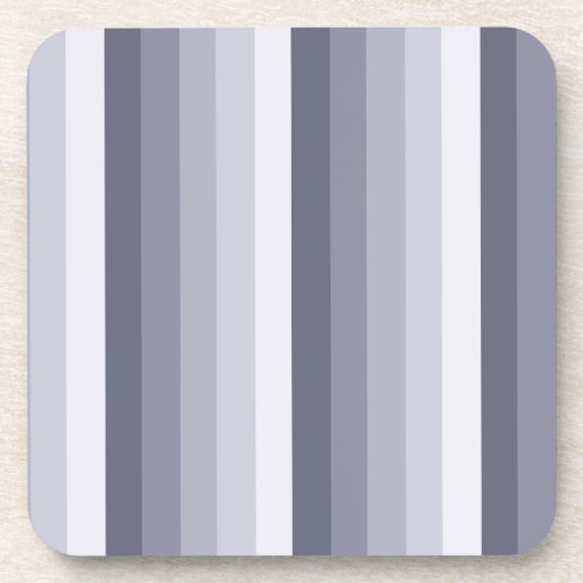 Dessous-de-verre Bleu gris rayures (Devant)