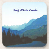 Dessous-de-verre Bleu Jasper de Banff (Devant)