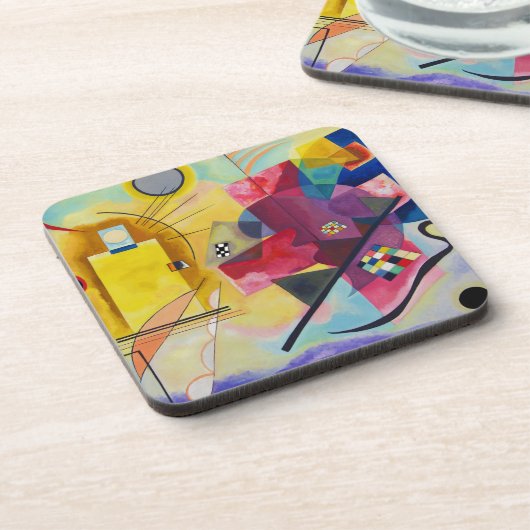 Dessous-de-verre Bleu jaune Kandinsky (Côté gauche)