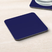 Dessous-de-verre Bleu marine uni (Côté gauche)