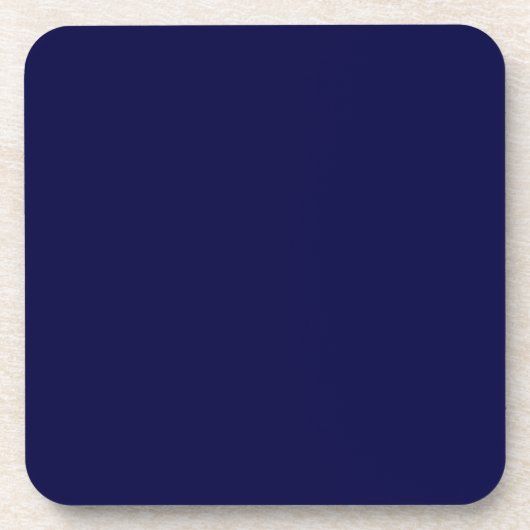 Dessous-de-verre Bleu marine uni (Devant)