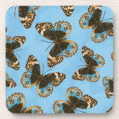 Dessous-de-verre Bleu motif papillon Pansy (Devant)