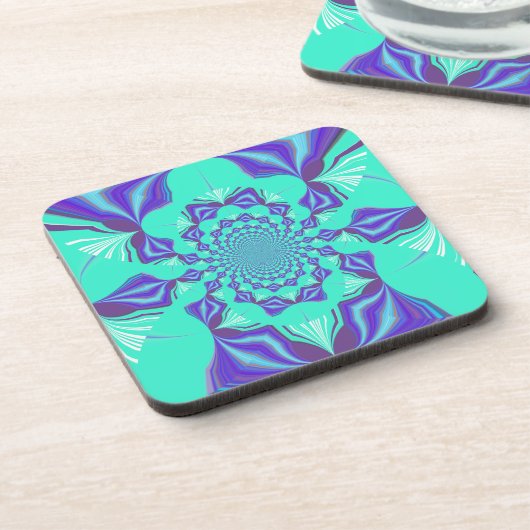 Dessous-de-verre Bleu précieux (Côté gauche)