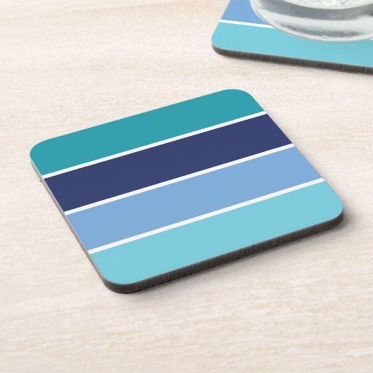 Dessous-de-verre Bleu rayé (Côté gauche)