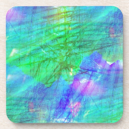 Dessous-de-verre bleu sans couture d'aquarelle d'arrière - plan (Devant)