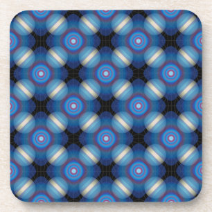 Dessous-de-verre Bleu Spacey Géométrique