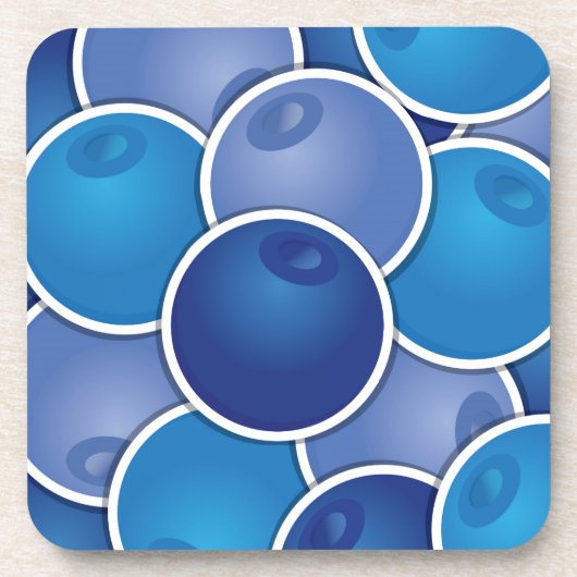 Dessous-de-verre Bleuet funky (Devant)