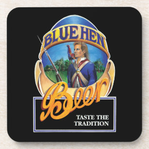 Dessous de verre bleus de dos de liège de bière 