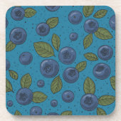 Dessous-de-verre Bleus sur bleu (Devant)